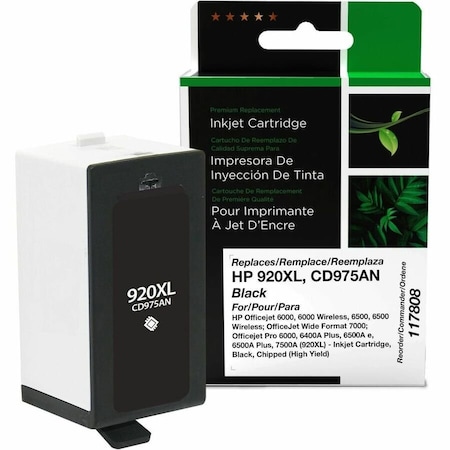 Clover Imaging Group Imaging Remanufactured High Yield Black Ink Cartridge 117808