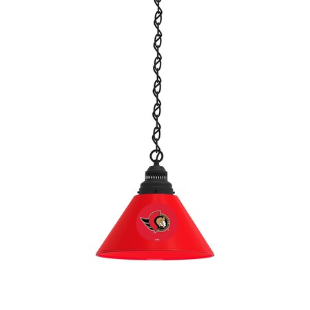 Holland Bar Stool Co Ottawa Senators Pendant Light, Black Fixture BL1BKOttSen