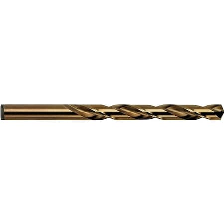Irwin Jobber Drill Bit, 716 in Dia, 512 in OAL, Spiral Flute, 716 in Dia Shank, Cylinder Shank 63128