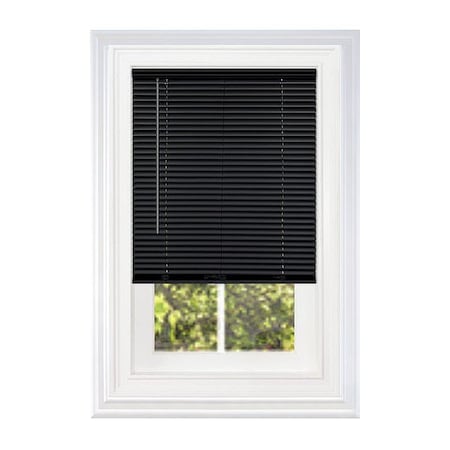Keystone Fabrics Window Blinds, Black, 62 in W, 60 in H C.62.60.1AL