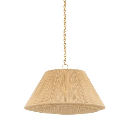 Hudson Valley Lighting Mystic 24 in. Pendant Aged Brass 9424-AGB