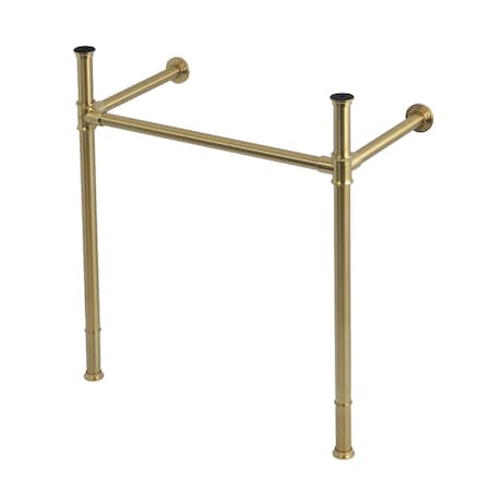 Kingston Brass Stainless Steel Console Sink Legs, Brushed Brass VPB36287