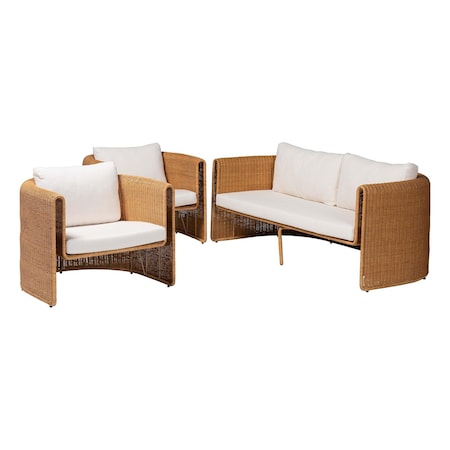 Bali & Pari Carina Natural Rattan Living Room Set 263-14324-14325-ZORO
