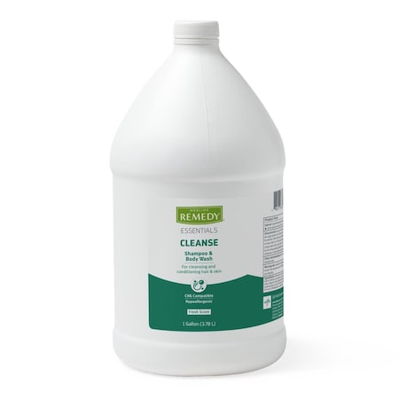Medline Remedy Essentials Shampoo & Body Wash, 1 gal. MSC092SBW128H