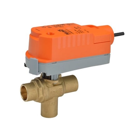 Belimo ZoneTight QCV, 1in, 3-way,  Z3100QS-J+CQKB24-RR