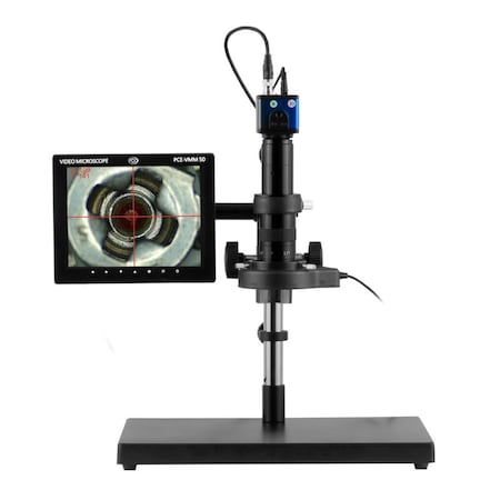 Pce Instruments Video microscope, 0.7-4.5 x optical zoom with 7 in display and LED illumination PCE-VMM 50