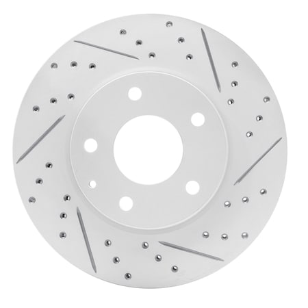 Dynamic Friction Co DFC Geoperformance Rotor - Drilled and Slotted 830-80053R
