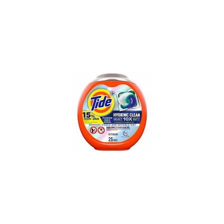 Tide HD Hygienic Laundry Detergent Power Pod, 25-Ct. 2430