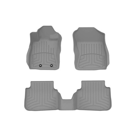 Weathertech Grey, Front and Rear FloorLiner HP 461814-1-2IM