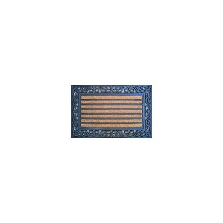 Sports Licensing Solutions Coir & Rubber Door Mat, Scrolled Edge, 18 x 30 In. 41906