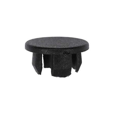 Auveco Nylon Hole Plug 1/2in Black, 50PK 13873