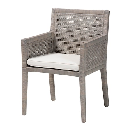 Bali & Pari Karis Natural Rattan Dining Armchair 260-14157-ZORO