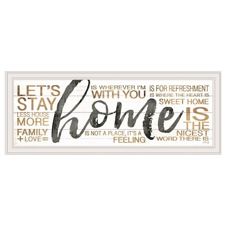 Homeroots Home White Framed Print Wall Art 415454