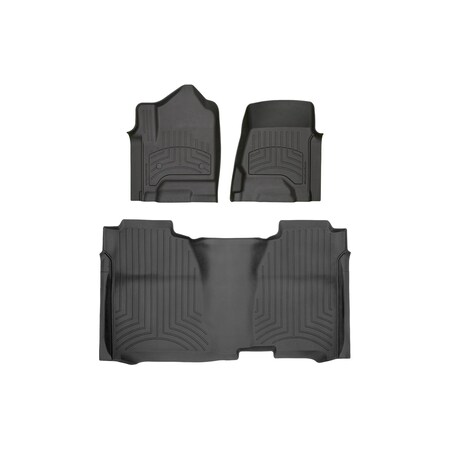 Weathertech Black, Front and Rear FloorLiner HP 446071IM-445422IM