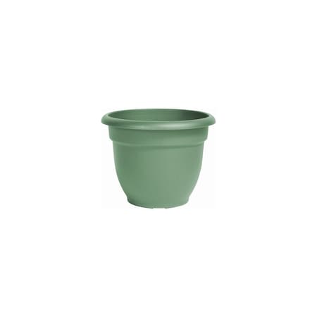 Bloem Self-Watering Planter, 6 in Dia, 6-1/2 in W, Round, Plastic, Living Green 20-56406