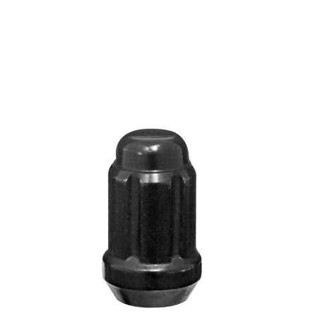 Wc Wheel Acc LUG NUTS 12 Millimeter x 125 Thread Size 60 Degree Conical Bulge Acorn 138 Inch 35 Millimeter W1025SB