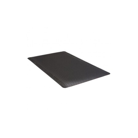 Buymats 3 x 5 ft. Ultimate Diamond Foot Mat- Black 39-565-0900-30000500