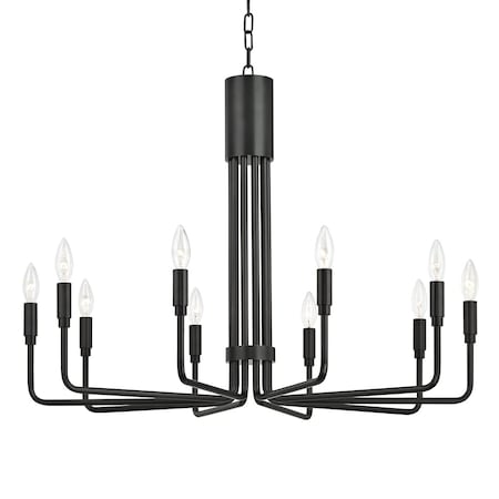 Mitzi Brigitte 10 Light Chandelier 31.75 In. Old Bronze H261810-OB