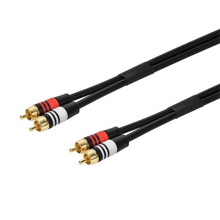 Monoprice A/V Cable, 2 RCA M/M, 12ft 2865