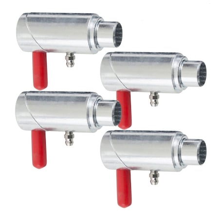 Mytee Products 3/4in Cam Lock Wrecker, Tow Truck Spring Loaded Twist Lock Plunger Pin, 4PK CAMLOCK34x4