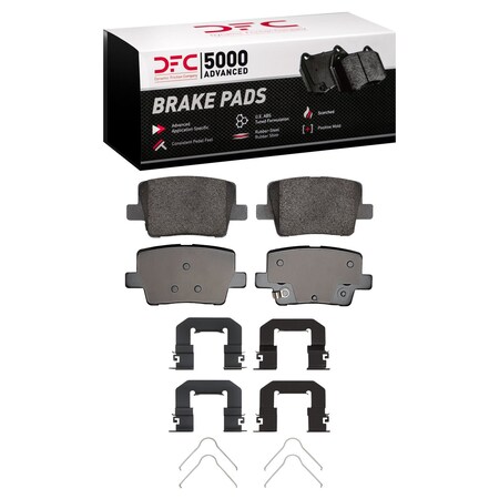 Dfc 5000 Advanced Disc Brake Pad Set, 1551-2203-01