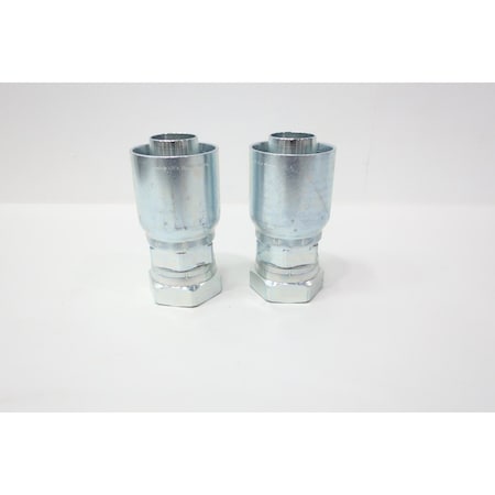 Parker CRIMP STYLE HOSE FITTING 2IN NPT, 2PK 10677-32-32
