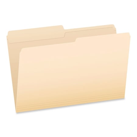 Pendaflex Manila File Folders, 1/2-Cut Tabs: Assorted, Legal Size, 0.75" Expansion, Manila, 100PK 1007052