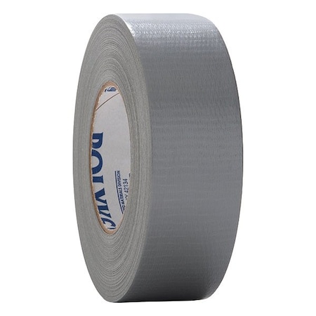 Polyken Duct Tape, Rubber, Cloth, Silver 2109913