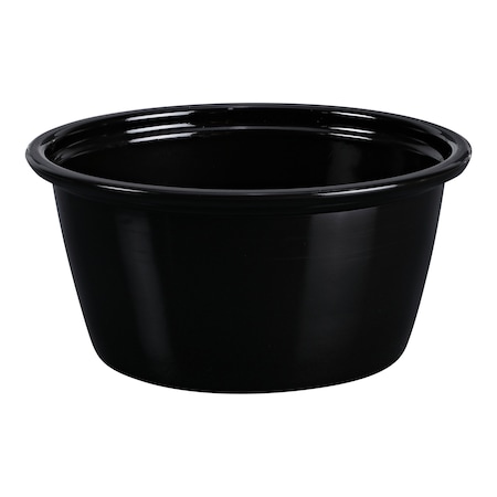 Cascades Pro Plastic Portion Cup 2 oz, Black EPC200B