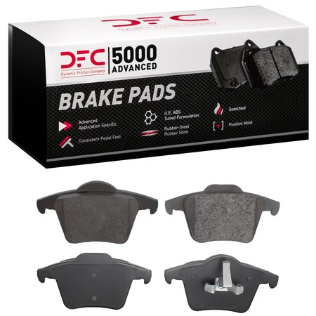 Dynamic Friction Co DFC 5000 Advanced Brake Pads - Low Metallic 1551-0980-00