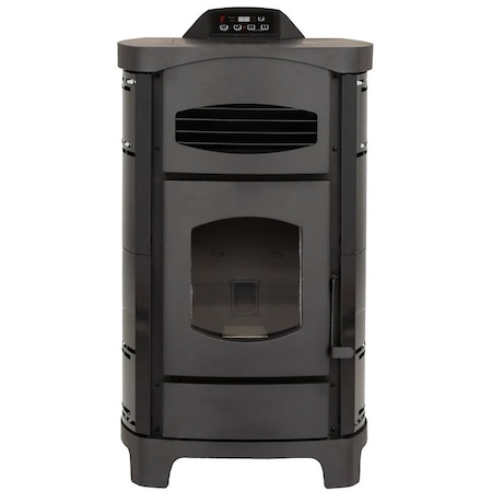Us Stove Co AP5780B Pellet Stove, 2200 sqft Heating, Black AP5780B/E