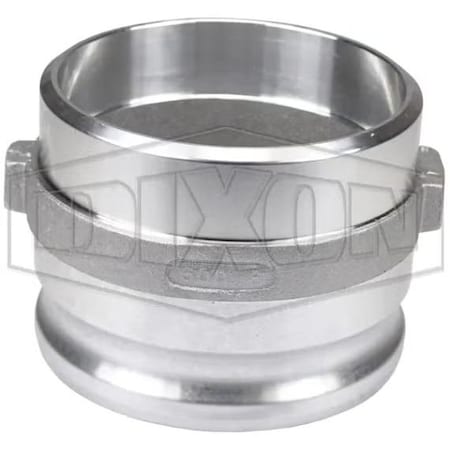 Dixon Cam and Groove Adapter, 5 in, Butt Weld x SCH 40 Pipe, Aluminum 500AWBPSTAL