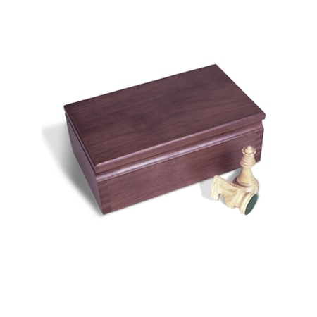 Sunnywood Walnut Colored Wood Chess Box 3230