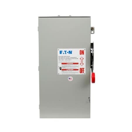 Eaton Safety Switch, Fusible, 3P, NEMA 3R, Steel DH363NRK