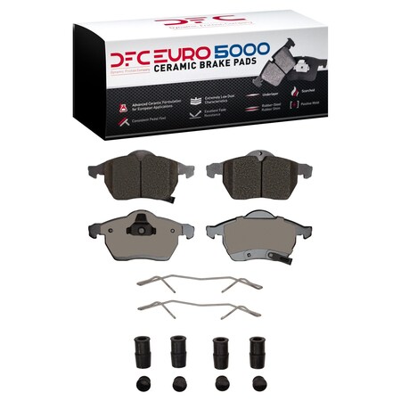 Dfc 5000 Euro Ceramic Disc Brake Pad Set,  1600-0819-01