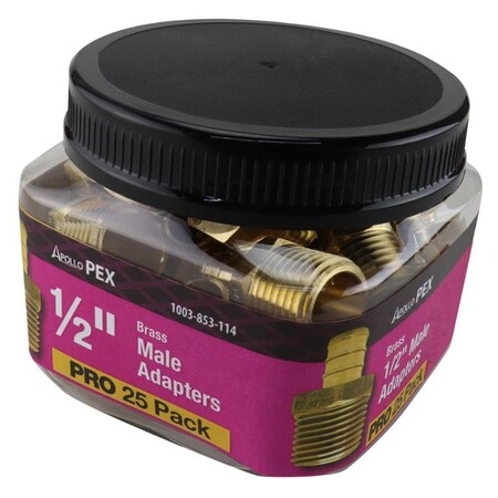 The Mosack Group 1/2 IN. BRASS PEXB X MNPT ADAPT APXMA1225JR