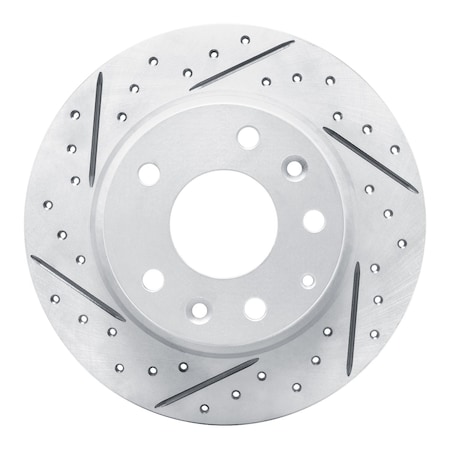 Dynamic Friction Co DFC Geoperformance Rotor - Drilled and Slotted 830-80079L