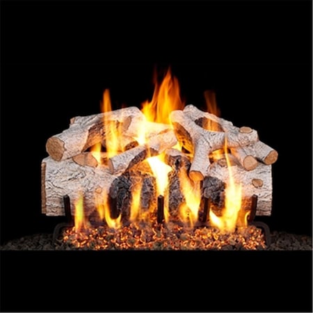 Cunningham Gas Products Real Fyre  24 in. Charred Mountain Birch Vented Log Set CHMBW-24