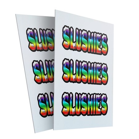 Signmission Slushies, Plastic Signs Only 24 Inch x 36 Inch, Corrugated Plastic, 2PK CSB-2436-2PACK-Slushies