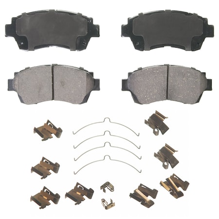 Wagner Brake QuickStop Front Disc Brake Pad Set Ceramic,  ZD476