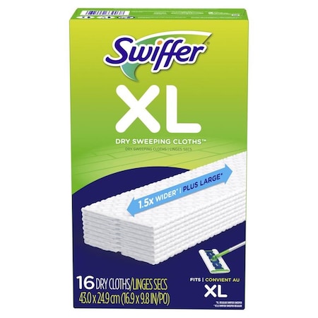 Swiffer MOP PAD DRY WHT 10X17.8 IN., 16PK 80715512