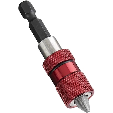 Neiko Adjustable Magnetic Quick Change 1/4 Bit Holder, Drill Bit Extension, Rapid Drive Bit Sleeve 00238A