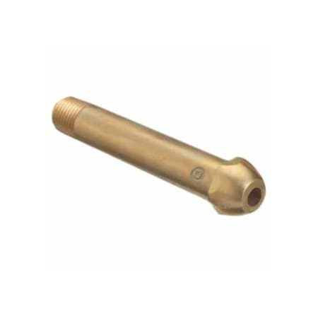 Western Enterprises Regulator Inlet Nipple, 1/4 in (NPT), 3-1/2 in, CGA-500/CGA-510/CGA-580/CGA-590 312-15-4