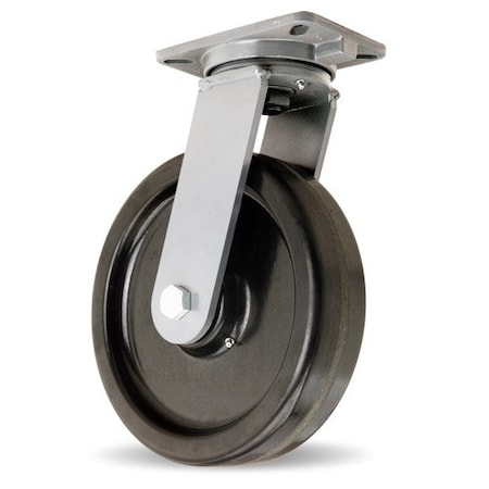 Hamilton Champion Swivel Caster, 12" x 3" Phenolic Wheel, 3/4" Precision Tapered Bearing S-CH-12PT