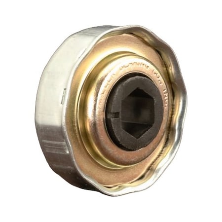 Miller Bearing Conveyor Bearing, Flanged Unground Non-Precision , Carbon Steel, 0.6875 in Bore Dia., Hex Bore F-1912-7HS-O