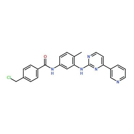 Ak Scientific 4-Chloromethyl-N-[4-methyl-3-[[4-(pyridin-3-yl)pyrimidin-2-yl]amino]phenyl]benzamide (250mg), CAS 4 Z1737-250mg