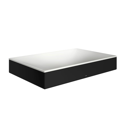 Axor Suite Sinks Square Sink without Overflow, 23 5/8" x 15 3/4" in Matte Black 42004670