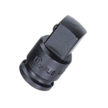 Genius Tools 1/2in Dr. Cr-Mo Impact Adapter 1/2in Fx3/4inM w/steel ball 480066MB