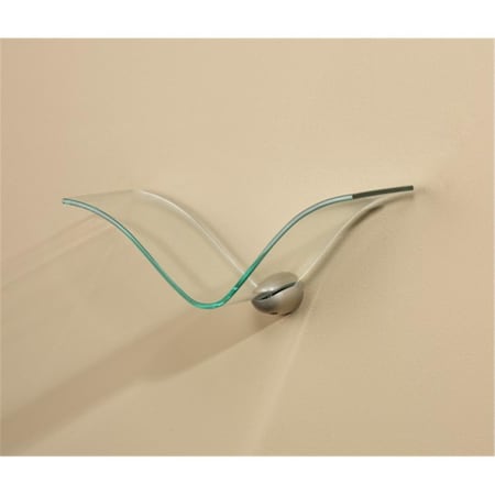 D2D Technologies Concepts Heron Clear Glass Shelf D21666535