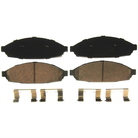 Wagner Brake QuickStop Front Disc Brake Pad Set Ceramic,  ZD931